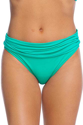 Image of La Blanca Women's Island Goddess Shirred Band Hipster Bikini Bottom