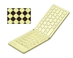 Coffee Brown Foldable Keyboard