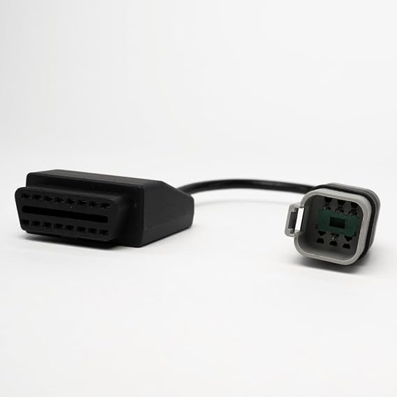 BRP OBD2 Adapter Cable for Can-Am and Sea-Doo Vehicles Compatible with HP Tuners, Enables Data Logging, Scanning, Diagnostics with MPVI2, MPVI2+, MPVI3, MPVI4 Device, Only (H-002-07 Equivalent)