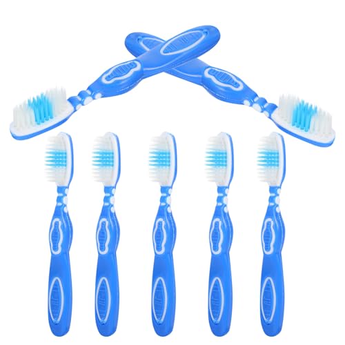 MAGICLULU Spazzolini da Denti da Prigione Set 10 Pezzi Setole Grandi Manico Morbido per Pulizia Denti in Carcere