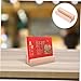 LALAFINA Compact Wooden Picture Holder Stand for Desk Calendar Photo Card Holder Versatile Desktop Decor Stable Support for Memo Display Multifunctional Base