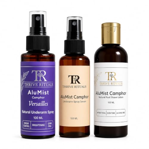 Image of AluMist Family Care Value Pack | Camphor Underarm Spray Serum + Versailles Natural Underarm Spray + Camphor Post Shave Lotion | Daily Freshness Combo | 100ml Each | Pack of 3