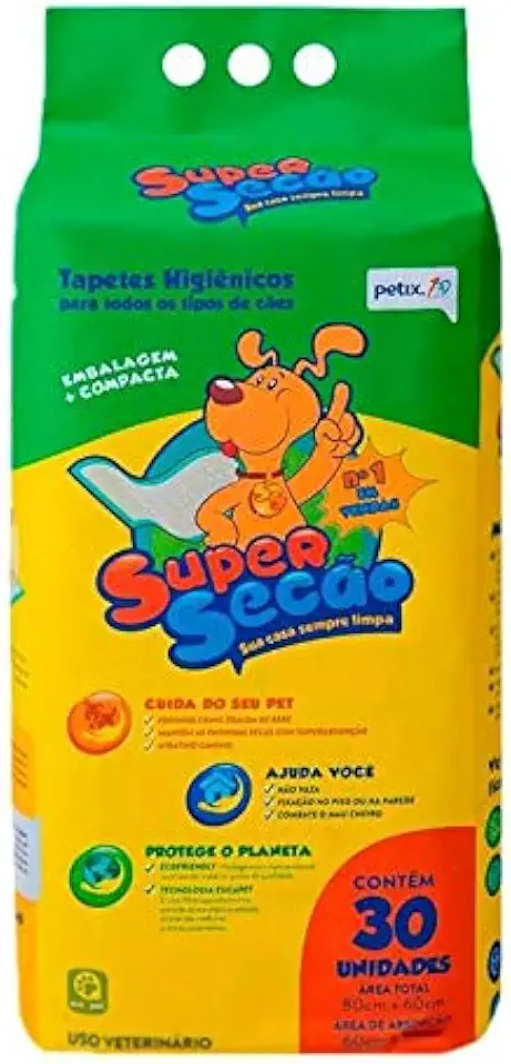 Yoeyang Tapete Higiênico Cães Super Secão C/30 Unidades