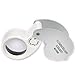 NYKKOLA Illuminated Jewelers Eye Loupe 40x-25mm with Led Lighting