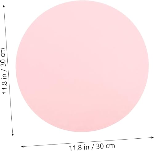 Miniatura 2 de Mantel individual redondo de silicona impermeable para perros y gatos, con aislamiento térmico, antideslizante, para alimentación de mascotas, color