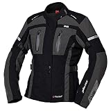 IXS Chaqueta de Moto con Protecciones Chaqueta de Moto Pacora-St Chaqueta Textil Mujer Negro/Gris XL (Corto), Mujeres, Tourer, Todo el año, XL (Kurz), negro / gris