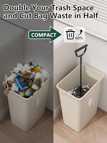 All-Metal Freestanding Trash Compactor