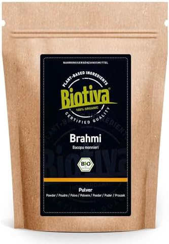 Poudre de Brahmi bio 1000g (2x500g) - Bacopa Monnieri - Hysope d'...