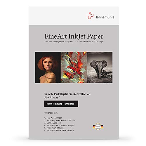 Hahnem?hle 10640303 Digital FineArt Samplepack, smooth, 210 x 297 mm, matt glatt