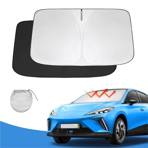Parasol para parabrisas de coche MG4 EV protector plegable de alta densidad 2