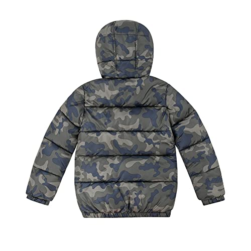 Snow Dreams Boys Lightweight Jackets Waterproof Outerwear Puffer Coats Camouflage Camo Green Size 12 #TOP1