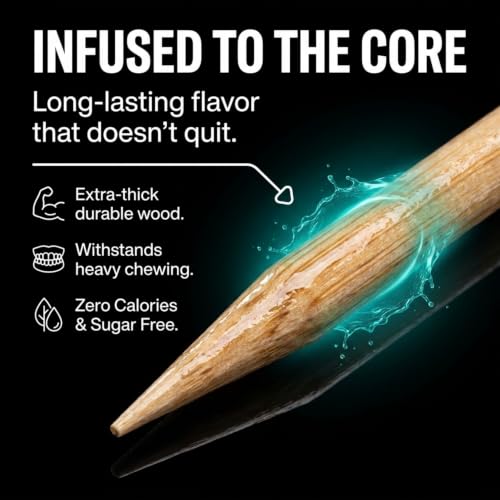 Image of Infused Flavored Toothpicks to Help Quit Smoking - Nicotine Free (Variety Pack, 20 Count (Pack of 10)) Non-GMO Kosher Vegan
