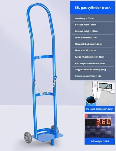Support bouteille oxygène réglable et fixe avec hauteur de 115cm pour modèle 15L