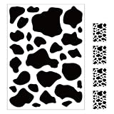 Stickers muraux vache – adhèrent facilement et directement au mur, à une porte en bois, à une porte vitrée, à une fenêtre ou à toute autre surface lisse de votre choix