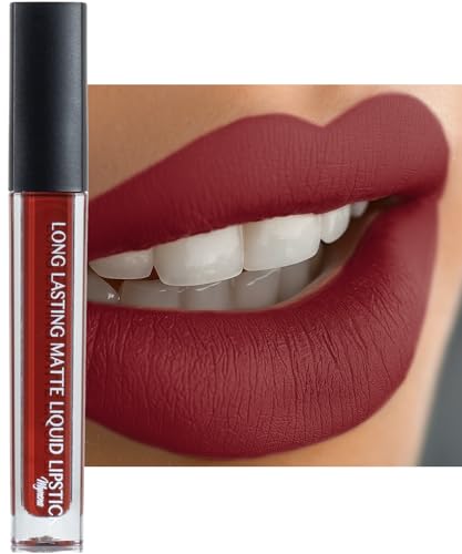 Mynena Chestnut Long Lasting Lipstick for Women Waterproof & Transfer-Proof