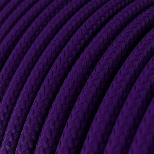 CA Creative Cables Violet Rayon Covered Round Electric Cable - RM14-150ft, 3 x 18 AWG