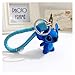 jsobh Cartoon Schlüsselbund Karikatur Lilo und Stitch Schlüsselanhänger LED-Stich-Puppe Schlüsselring Ton Flash-Seil-Bell-Rucksack Pandent Geschenke (Color : 2)