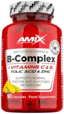 AMIX B-Complex 90 Caps es un suplemento en tabletas que contiene ...
