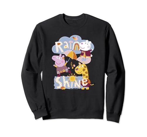 Sweat Peppa Pig Rain or Shine pour enfant imprimé groupe d'amis