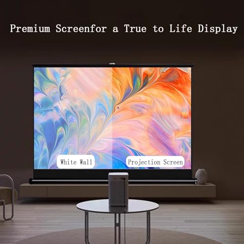 Pantalla manual portátil para proyector 30 pulgadas 16:9 miniatura 3
