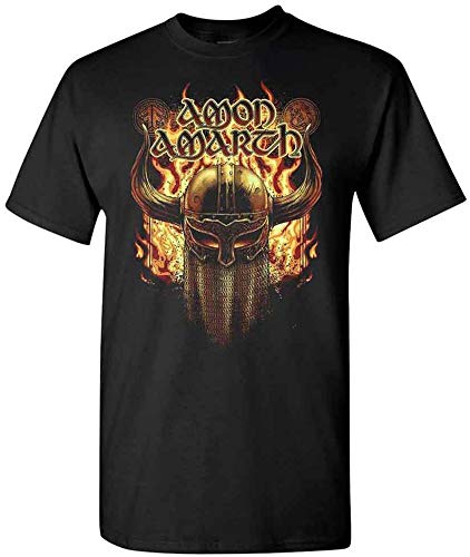 Amon Amarth - Mens Berserker North Amercan Tour 2019 T-Shirt, Size: Small, Color: Black