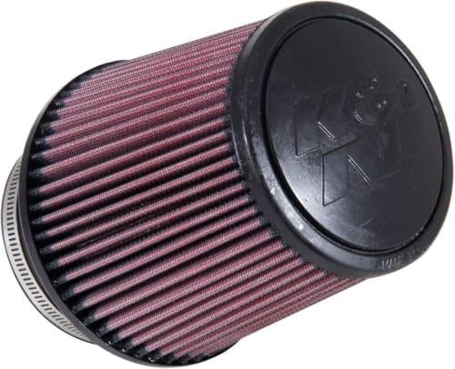 Image of K&N High-Flow Original Lifetime Universal Clamp-On Air Filter: Premium, Washable: Flange Diameter: 4 In, Filter Height: 6 In, Flange Length: 1.75 In, Shape: Round Tapered, RE-0850 (Pack of 6)