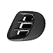 Embellecedor de ventilación lateral del guardabarros trasero-Fender Side Air Vent Cover Trim Reemplazo para Smart Fortwo/Forfour 453 2015-2021(Patrón de carbono)