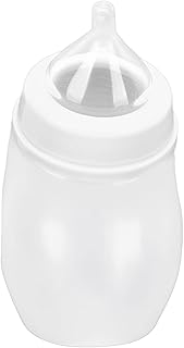 Biberón para mascotas, biberón para pezones, para mascotas, con cabeza torcida, profesional, para gatitos, color blanco
