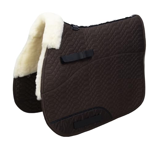 Engel Reitsport - Engel Germany Chabraque en Peau de Mouton Couleur Coton Marron Fourrure Naturel (Schabra 1) Concours Complet d'équitation (CCE) Combinez-Vous avec 12 Coleur de Peau de Mouton