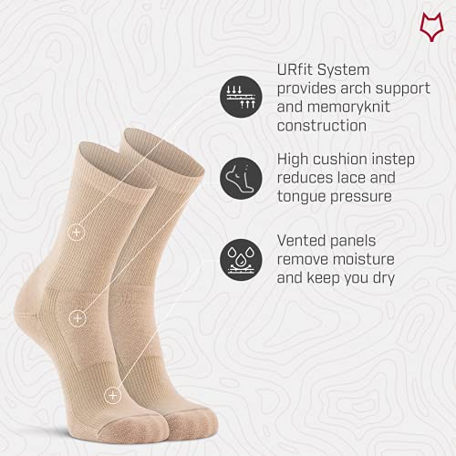 Image of Fox River Wick Dry Walker Women's Athletic Crew Socks, Lightweight Cushioned Sports Socks with Moisture Wicking Fabric
