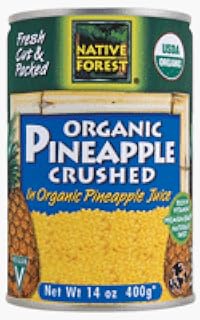 Native Forest Organic Pineapple Crushed - 14 oz