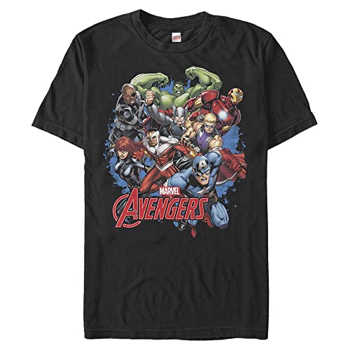 T-Shirt Homme Marvel Montage Cadeau Idéal pour Anniversaire
