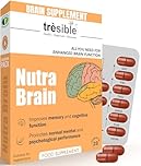 Trèsible Nootropics Brain Supplements for Men and Women (1 Month Supply) - Unflavoured Focus Supplement with Vitamin B Complex, CoQ10 and Zinc to Support Cognitive Function, Mental Clarity and Focus