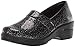 Easy Street Lyndee Black Raindrops Patent 11 W