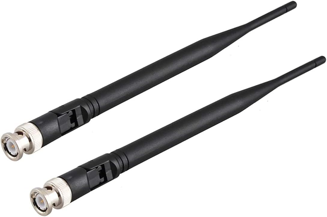 Bingfu Wireless Microphone Receiver Antennas BNC Male Antenna UHF 400MHz-960MHz (4-Pack) for Wireless Microphone System Mic Receiver Remote Digital Audio Tuner UHF Ham Radio