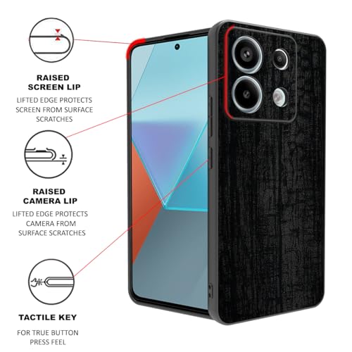 Image of RIGGEAR Sleek Back Cover Case Compatible with Redmi Note 13 Pro 5G, Poco X6 5G (TPU+PC | Dragon)