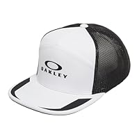Oakley Men's Podium Trucker HAT HAT, White/Black, L/XL
