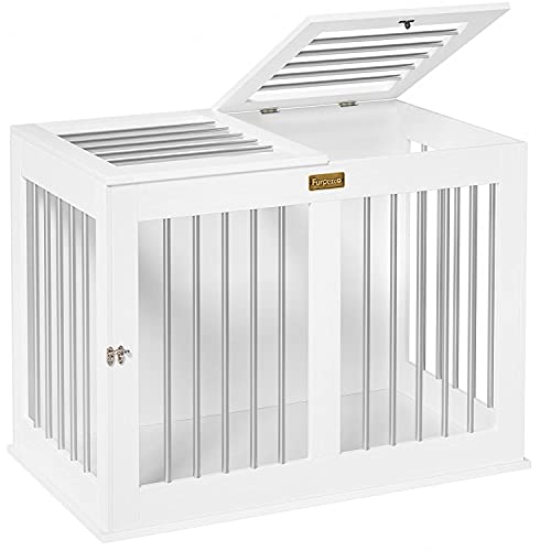 Furniture Style Dog Crate, Wooden Dog Crates Indoor Use, Double Doors Wooden Dog Kennels, Chew-Proof, Easy to Assemble… - Image 3