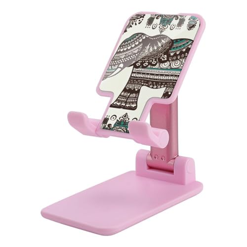 Support téléphone de bureau éléphant bohème pour regarder vos vidéos sur iPhone 16 et 14