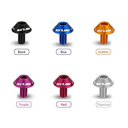 Parafusos, Andoer Parafusos de gaiola de garrafa de bicicleta GUB 1 par M5x12mm Parafuso de suporte