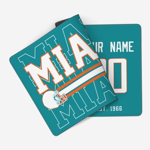 Image of ANTKING Miami Mouse Pad Custom Name and Number Desk Pad for Men Women Youth Gifts