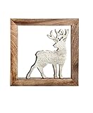 Material: Holz G.i.l.d.e Rahmen Hirsch Höhe 20 cm