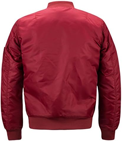 wine colored bomber jacket