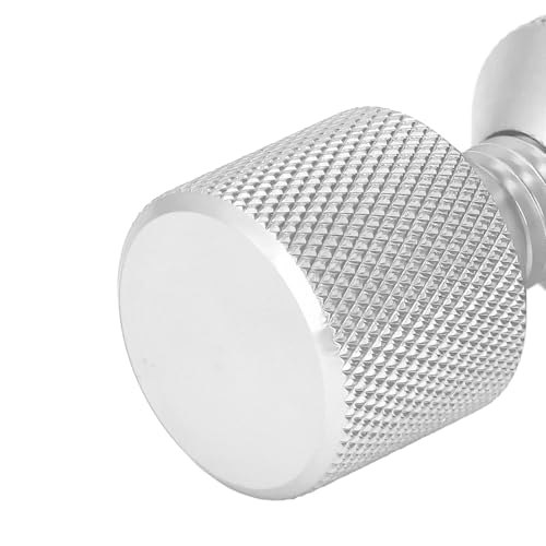 2 Stück Premium-Flansch-Ausrichtungsstifte, 1 1/8 Zoll Eloxierter Aluminium-Doppelloch-Stiftsatz für 0,5 Bis 14 Zoll 150LB-Flansche (SILVER)