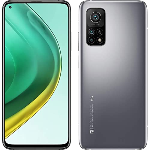 Xiaomi Mi 10T Pro 5G 128GB ROM 8GB RAM グローバル版 マルチ言語1億800万画素カメラ搭載 5000mAhバッテリー 6.67インチ SIMフリー Dual SIM対応 Lunar Silver/ルナシルバー +国内用ACアダプター