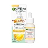 Garnier Vitamin C Serum for Face, With 3.5% Niacinamide & Salicylic Acid, Brightening Serum, For All Skin Types, Even Sensitive, For Dull, Tired Skin, 30mL