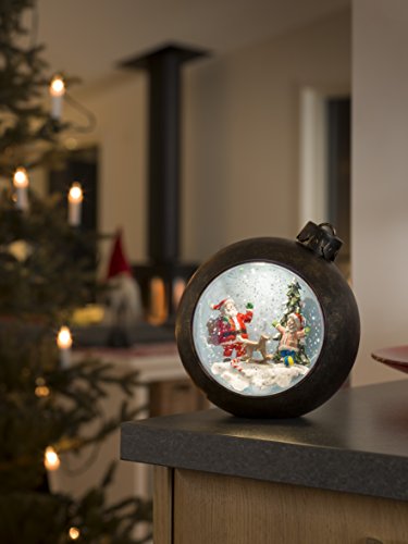 Linterna LED de Navidad con Papá Noel Konstsmide de interior 3