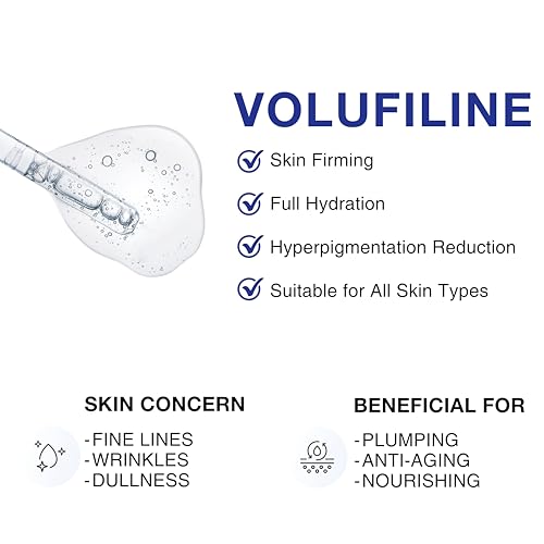 CELDYQUE 100% Pure Volufiline Concentrate Serum 2ea - Skin Firming Solution & Clinically Proven | Anti-Wrinkle, Enhances Facial Contours, Boosts Collagen for Sagging Mature Skin Korean Skincare