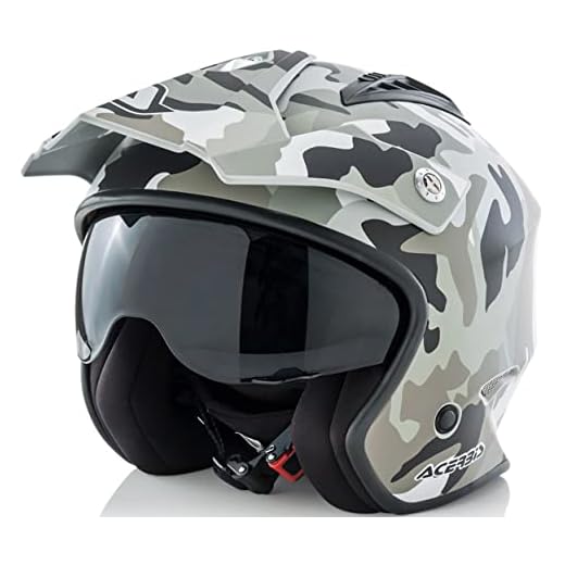 Acerbis casco Jet Aire Camo/Brown