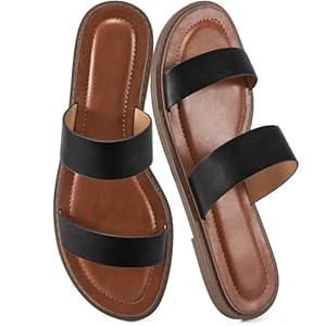 Aomigoct Flat Sandals Ladies Summer...